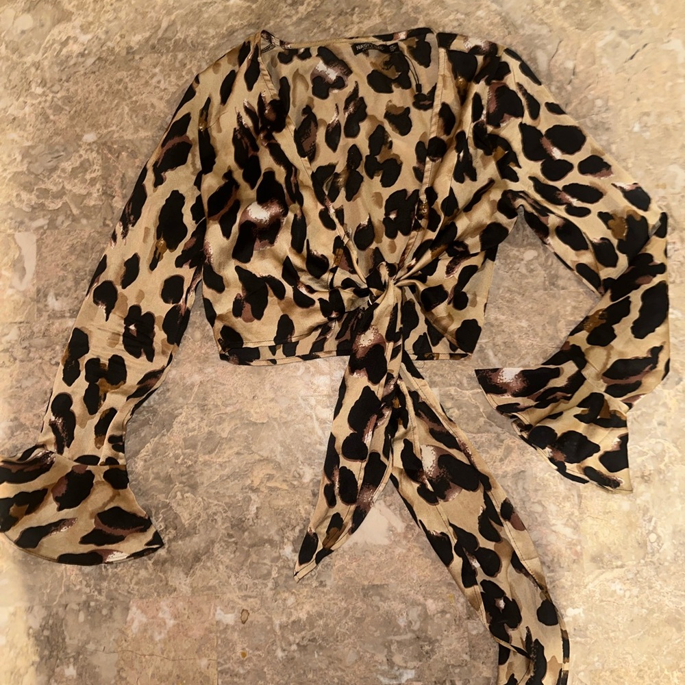 Leopard Print Women's Top